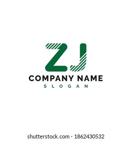 ZJ Letter Logo Design. ZJ Letter Logo Vector Illustration - Vector