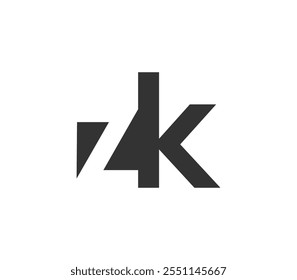 ZK creativo geométrico inicial basado en el logotipo moderno y mínimo. Letra z k Fuentes de moda. Diseño de Vector techno elegante profesional universal.