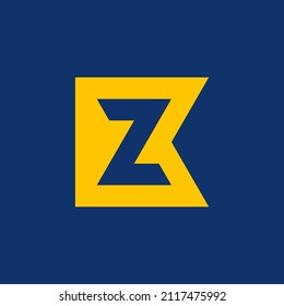 ZK KZ Logo. der Buchstabe Z und K perfekt in ein neues, modernes und originelles Logo kombiniert