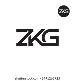 ZKG Logo Letter Monogram Design