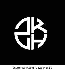 ZKH logo ZKH icon ZKH vector ZKH monogram  Unique modern flat abstract logo design.
