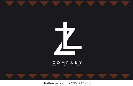 ZL Alphabet letters Initials Monogram logo LZ, Z and L