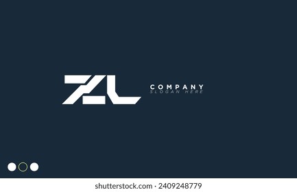 ZL Alphabet letters Initials Monogram logo LZ, Z and L