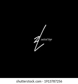 zL handwritten logo for identity