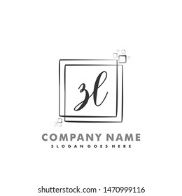 ZL Initial beauty monogram logo vector