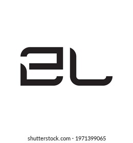 zl initial letter vector logo