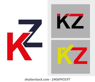 zl Letter Initial Logo Design Template Vector Illustration 2024
