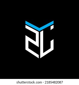 ZL letter logo creative design with vector graphic