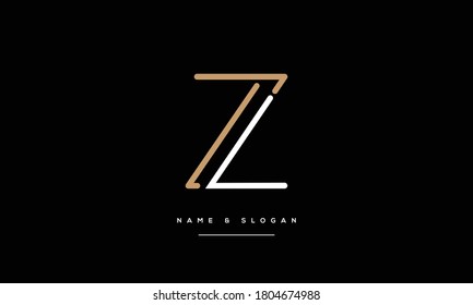 ZL ,LZ ,Z ,L  Abstract Letters Logo Monogram