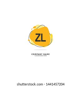 ZL Z L Initial logo Beauty template vector