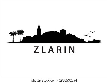 Zlarin, Croatian Island Skyline Landscape