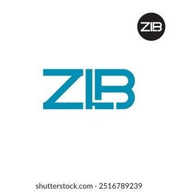 ZLB Logo Letter Monogram Design