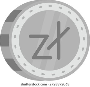 Design de ícone de vetor de Linha Zloty