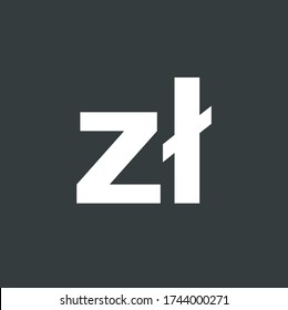 zloty sign icon. Currency sign - money symbol.