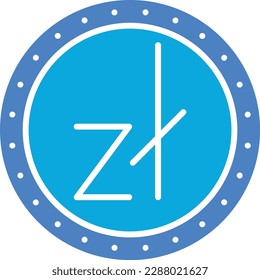 Zloty vector icon. Can be used for printing, mobile and web applications.