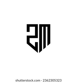 ZM Letter Logo Design, Inspiration for a Unique Identity. Modern Elegance and Creative Design. Watermark Your Success with the Striking this Logo.