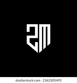 ZM Letter Logo Design, Inspiration for a Unique Identity. Modern Elegance and Creative Design. Watermark Your Success with the Striking this Logo.