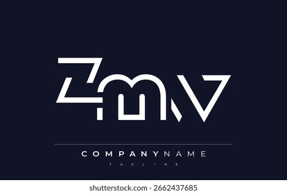 Minimalistisches Logo-Design mit geometrischen Formen und einfacher Typografie. Logo-Design für abstrakte Buchstaben