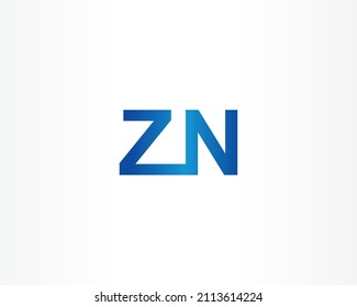 ZN icon concept logo design
