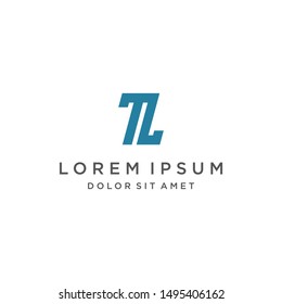 ZN Logo Monogram Icon Vector Template