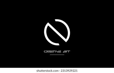 ZN, NZ, Z, N abstract letters logo monogram