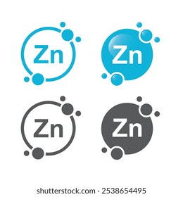 Zn, zinc for healthcare - vitamin complex.