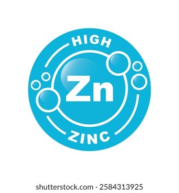 Zn, zinc for healthcare - vitamin complex.
