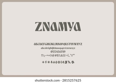 Znamya Font Bold Monumental Display Typeface For Poster Headlines Heritage Branding Festival Graphics Editorial Titles And Creative Display Typography
