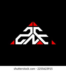 Logo de la carta ZNF diseño creativo con gráfico vectorial, logotipo ZNF simple y moderno.