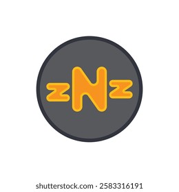 ZNZ Logo Vector Icon Template Illustration
