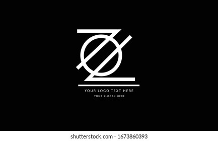 zo abstract vector logo monogram template