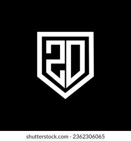 ZO Letter Logo Design, Inspiration for a Unique Identity. Modern Elegance and Creative Design. Watermark Your Success with the Striking this Logo.