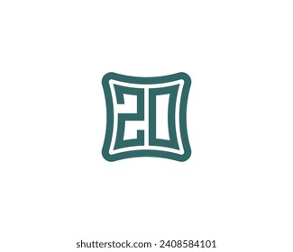 ZO logo design vector template