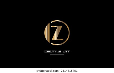 ZO, OZ, Z, O abstract letters logo monogram