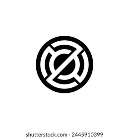 ZO, OZ, Z AND O Abstract initial monogram letter alphabet logo design