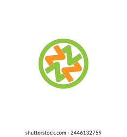 ZO, OZ, Z AND O Abstract initial monogram letter alphabet logo design