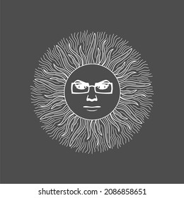 Zodiac and astrology symbol of the Pluto planet
