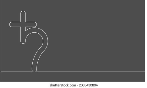 Zodiac and astrology symbol of the Saturn planet
