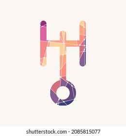 Zodiac and astrology symbol of the Uranus planet