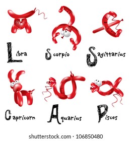 Zodiac balls