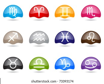 zodiac buttons