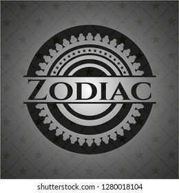 Zodiac dark badge