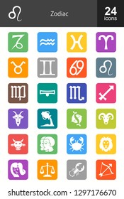 Zodiac Filled Icons