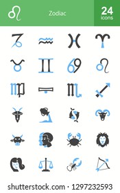 Zodiac Filled Icons