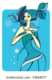 Zodiac girls. Pisces