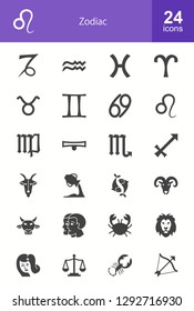 Zodiac Glyph Icons