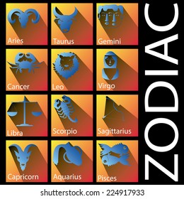 Zodiac has a blue light 