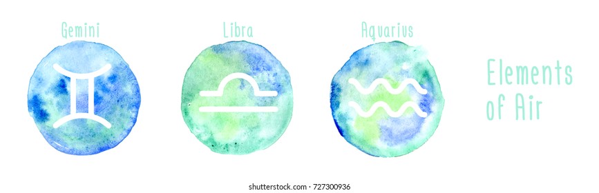 Zodiac horoscope Elements of Air