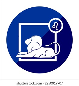 zodiac icon logo an imaginary circle in the sky centered on the ecliptic. zodiac Aquarius Pisces Aries Taurus Gemini Cancer Leo Virgo Libra Scorpio Sagittarius Capricorn various shapes