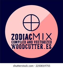 zodiac icon logo an imaginary circle in the sky centered on the ecliptic. zodiac Aquarius Pisces Aries Taurus Gemini Cancer Leo Virgo Libra Scorpio Sagittarius Capricorn various shapes